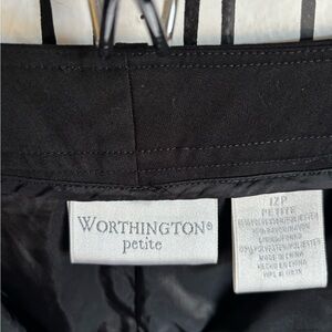Worthington Classic Black Midi Pencil Skirt